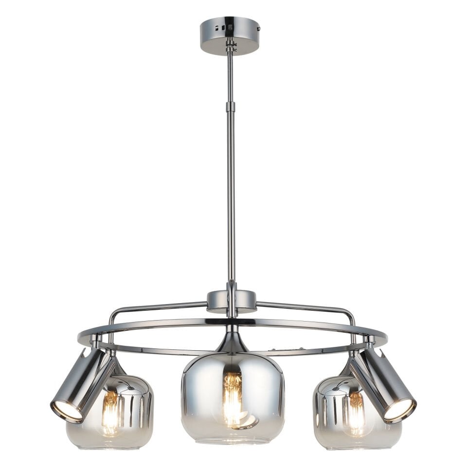 RAZNO 3+3 LI KOBALT AVİZE 3XGU10-3XE27