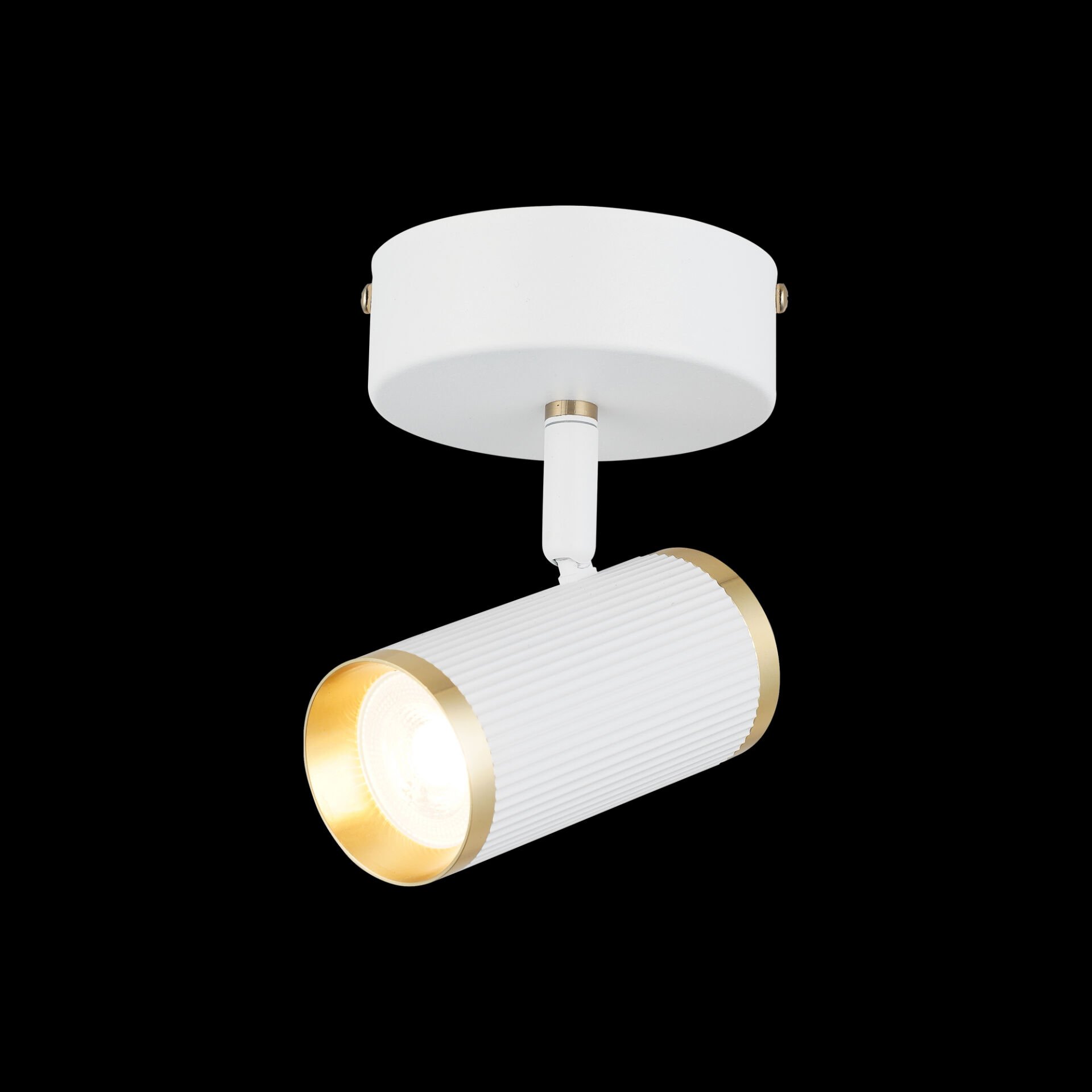 LUME TEKLİ BEYAZ-ANTIK LAK PLAFONYER 1XGU10