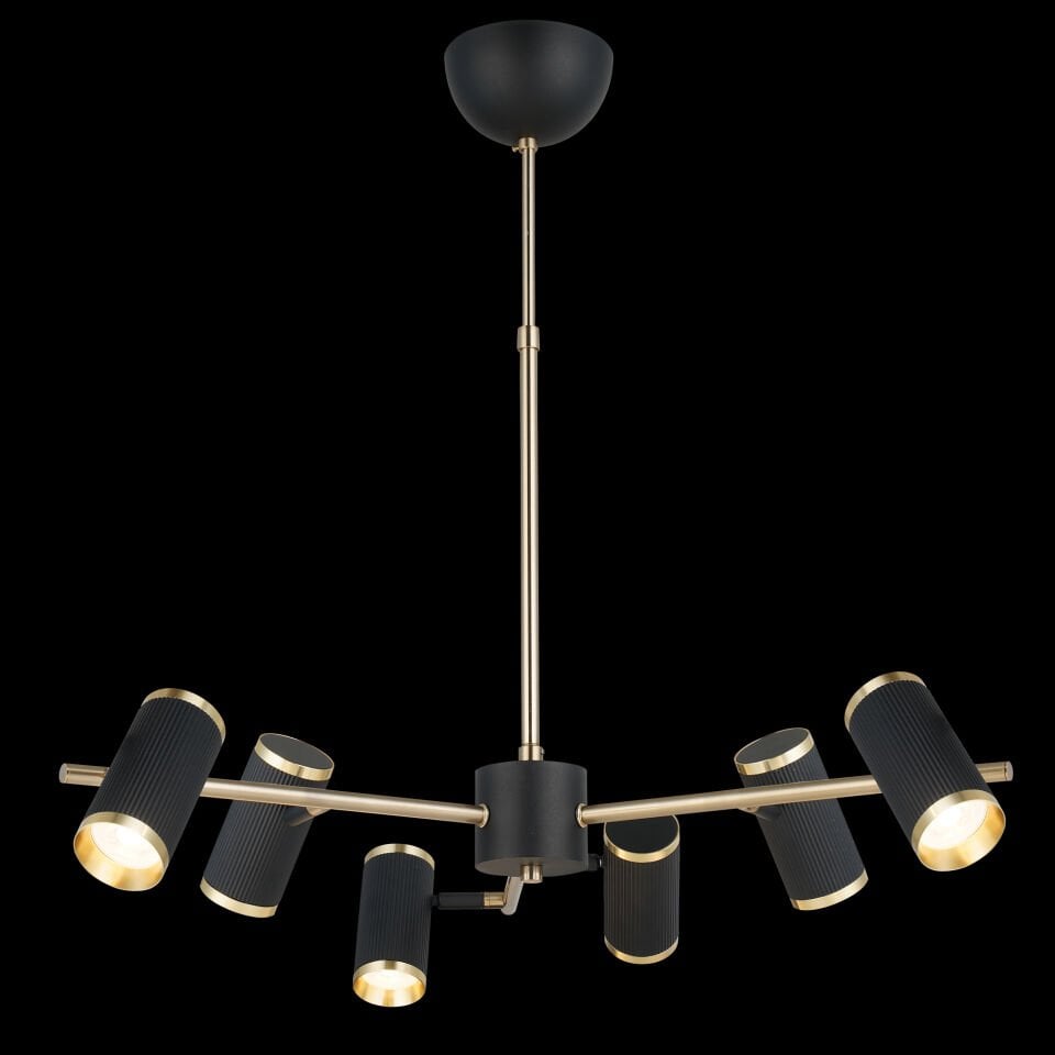 LUME 6 LI SİYAH-ANTIK LAK AVIZE 6XGU10