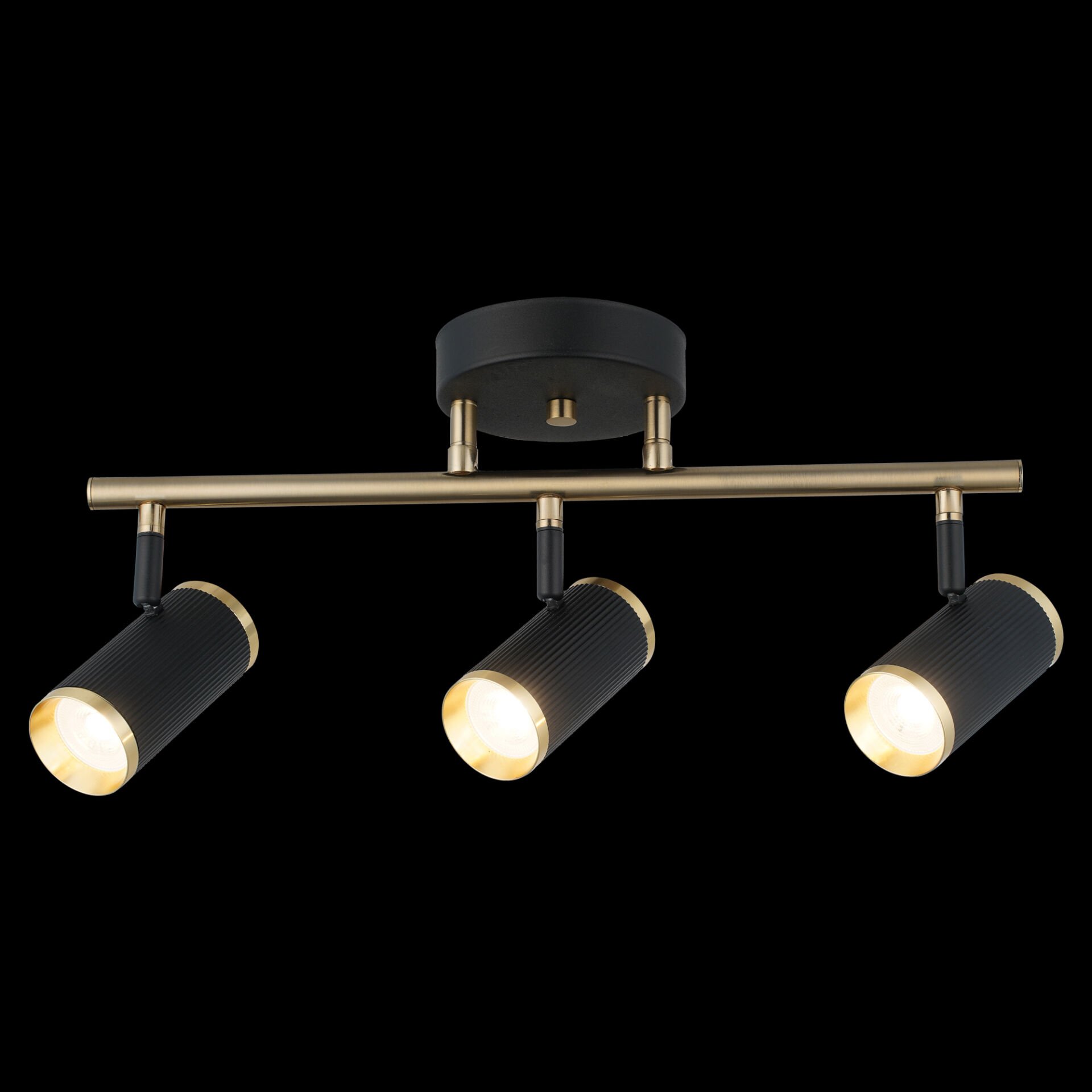 LUME 3 LU SİYAH-ANTIK LAK PLAFONYER 3XGU10