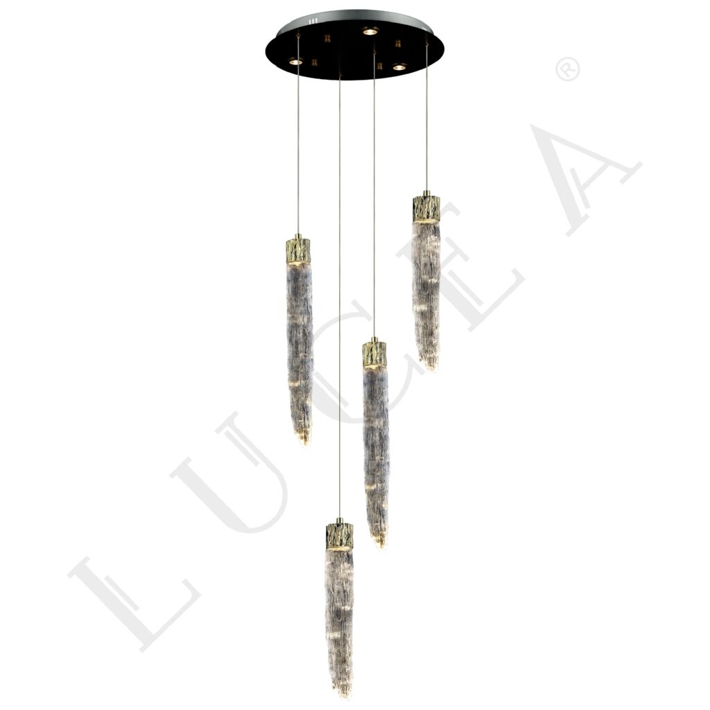 SALENTO 4 LU ALTIN LEDLI AVIZE 7WX4+3WX3 3000K