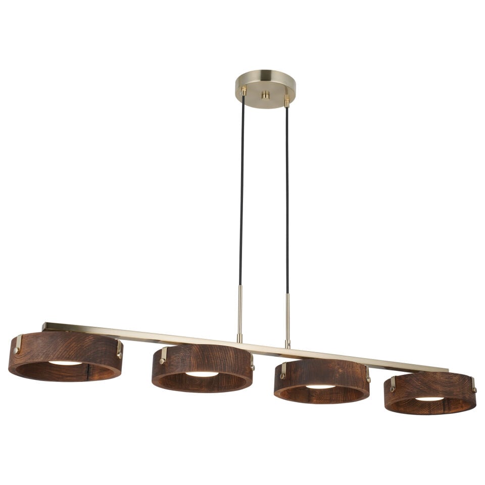 DEGAS 4’lü Antik Lak Sıralı Avize 4xGX53