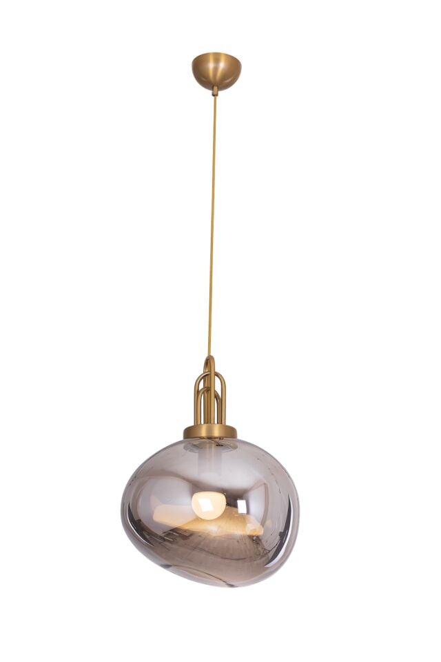 Avonni 1927 Tekli Eskitme Füme Sarkıt Avize